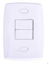 INTERRUPTOR 2 TECLAS PARALELAS MARMORE RADIAL 1808233