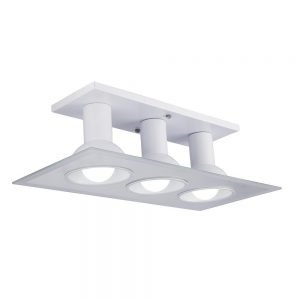 PLAFON MULTHI 3 QUAD C/ VIDRO ESPELHADO STARTEC