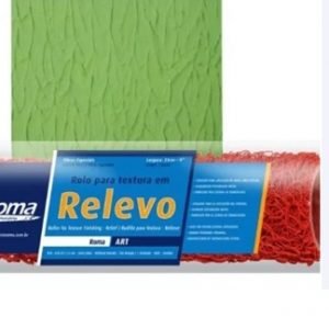 ROLO TEXTURA   RELEVO  10 CM C/ CABO  ROMA R.43310