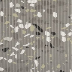 TAPETE TROPICAL  TERRAZZO CINZA    0,43 X 1,30 MT  KAPAZI