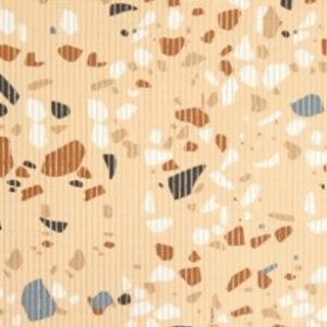 TAPETE TROPICAL  TERRAZZO COLOR     0,43 X 1,30 MT  KAPAZI