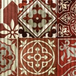 TAPETE TROPICAL  AZULEJO CERAMICA    0,43 X 65 CM  KAPAZI