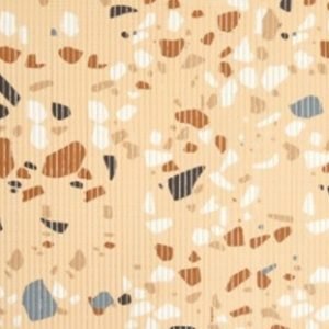 TAPETE TROPICAL ARABESCO MARROM    0,43 X 1,3 MT  KAPAZI