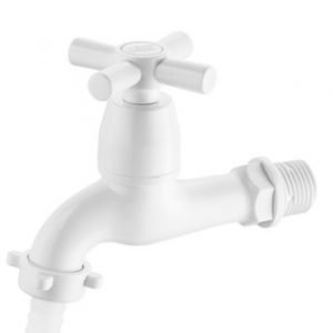 TORNEIRA TANQUE 10CM  BAHAMAS BRANCA  HERC   H.3913