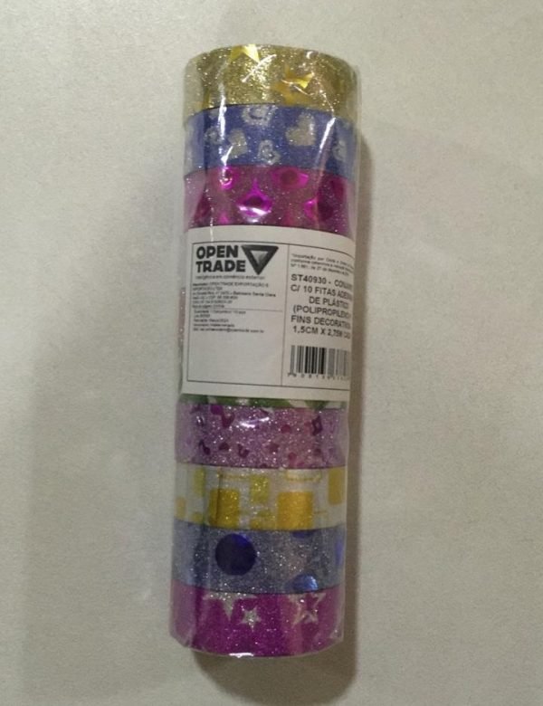 FITA ADESIVA COLOR C/ 10 BLESSED ST40930