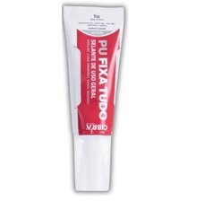 ADESIVO  SELANTE PU  FIXA TUDO  INCOLOR BISNAGA 50 GR  CIBRA