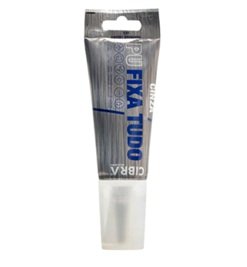 ADESIVO  SELANTE PU  FIXA TUDO  INCOLOR  BISNAGA 80GR CIBRA