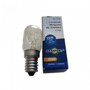 LAMPADA MAQ COST 15W 220V (ROSCA) BRASFO B.8773##