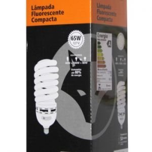 LAMPADA COMPACTA ESPIRAL 65W 220V FOXLUX FEB652