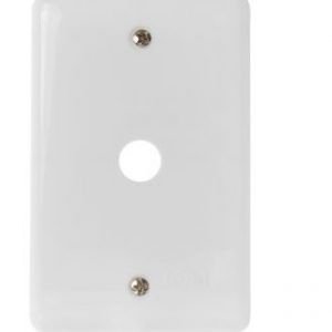 PLACA COM SAIDA DE FIO 4X2 BRANCA STYLUS  ILUMI I.2053