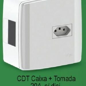 CONJ CAIXA P/DISJ. BIPOL+TOMADA 20A S/DISJ.  ILUMI I.620632