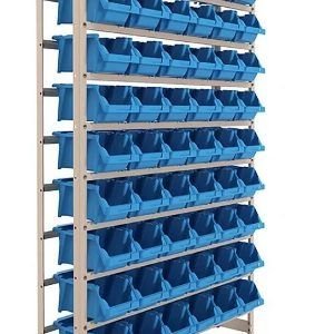 KIT ESTANTE GAVETEIRO ORGAN.  54/5   AZUL  PRESTO 43010