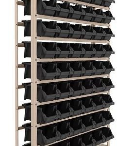 KIT ESTANTE GAVETEIRO ORGAN.  54/5   PRETO  PRESTO 93011