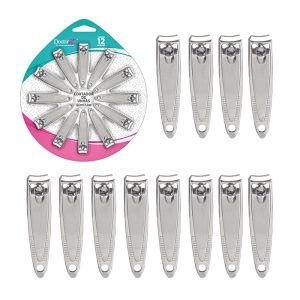 KIT CORTADOR DE UNHA 5,5X1,2CM C/12 ZEIN Z837623