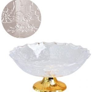 FRUTEIRA ACRYLIC GOLD GARDEN FRUT 23,5 7CM ZEIN Z395704