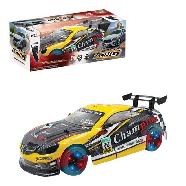 CARRO CONTROLE REMOTO 7 FUNC 1:10 HOT RAC CHAMP ZEIN