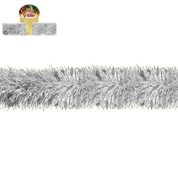 FESTAO CORTE FINO 6CM X 2 MT  PRATA ZEIN Z308094