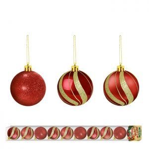 BOLA TB WAVE 5 CM (10 PCS) VERMELHA ZEIN Z349844