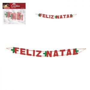 CORDAO FELIZ NATAL 120 CM ZEIN Z361099