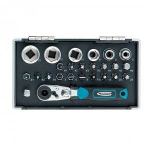 JOGO BITS E SOQUETES 1/4  C/ ADAP MAGN 26 PCS MTX 1136156