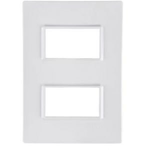 PLACA 4 X 2  ( 2 MODULOS SEPARADOS ) VIVAZ ILUMI I.7608