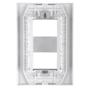 PLACA 4 X 2 2 MODULOS SEPARADOS C/ SUPOR VIVAZ ILUMI I.76080