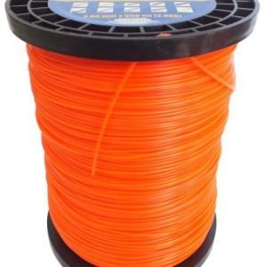 FIO DE NYLON 2,00MM REDONDO 2 KG 559M  LARANJA  SPIN  VULCAN