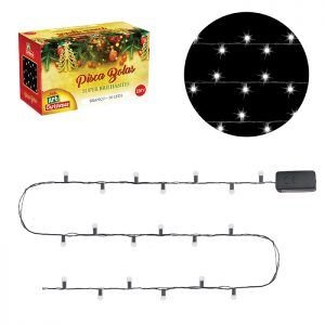 PISCA BOLAS BRANCO 30 LED 5M 220 V ZEIN Z429300