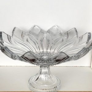 BOWL EM VIDRO COM PE 33 CM FREECOM