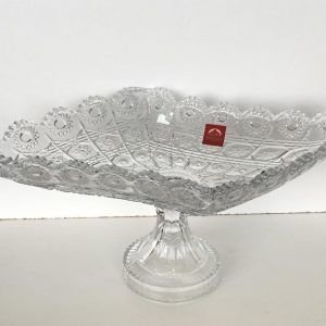 PRATO EM VIDRO COM PE 34 X 22 CM FREECOM