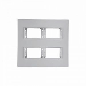 PLACA 4 X 4 (2 + 2 MODULOS) C/ SUPORTE VIVAZ ILUMI I.77070