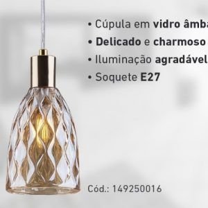 PENDENTE FLORIANOPOLIS AMBAR STARTEC