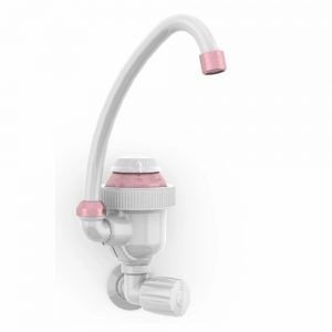 TORNEIRA ELETRICA BICA ALTA PARED BRAN/ROSE GOLD 127V SINTEX