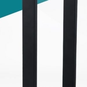 PUXADOR RETANGULAR (PAR) 95 CM PRETO FOSCO RAINHA