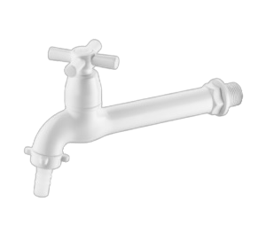 TORNEIRA TANQUE 15CM BAHAMAS BRANCA C/BICO HERC H.3917