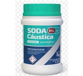 SODA CAUSTICA  (65)   1 KG  BEL LAR