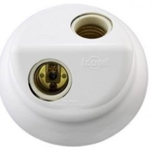 PLAFON  DUPLO  BRANCO C/RECEPTACULO LOUCA  ILUMI I.18092