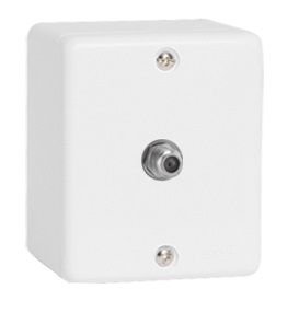 CONECTOR ANTENA TV BRANCO S/X ILUMI I.6363