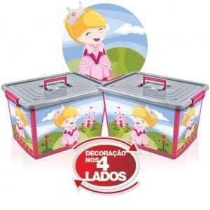 CONTAINER ORGANIZ  35 LT  INF ROSA 50 X38 X 31 ARQP   T25250