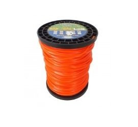 FIO DE NYLON 3,00MM REDONDO  2 KG  248MT LARANJA SPIN VULCAN