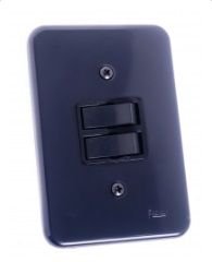 INTERRUPTOR 2 TECLAS PARALELAS POLLAR BLACK RADIAL 1805006