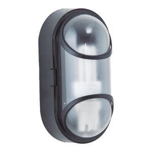 LUMINARIA TARTARUGA PVC DUNA GRADE CURVADA PRETA RADIAL