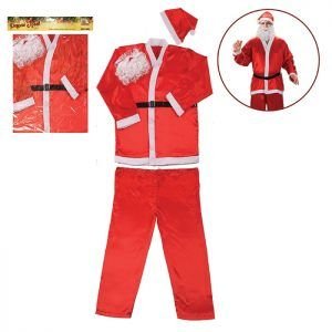 ROUPA PAPAI NOEL ADULTO LUXO CETIM ZEIN Z384692