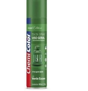 TINTA SPRAY USO G. VERDE ESCURO 400ML CHEMICOLOR B680087
