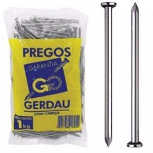 PREGO ACO COM CABECA  18 X 36   GERDAU G000147
