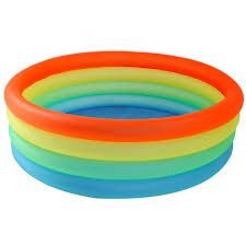 BANHEIRA INFLAVEL  550 LT.  ARCO IRIS  MOR  M001785