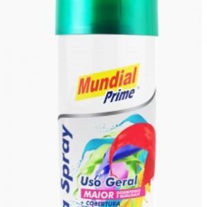 TINTA SPRAY METALICA VERDE 400 ML MUNDIAL PRIME 1000062