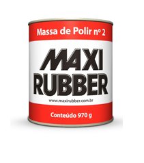 MASSA DE POLIR  (N 2)    490GR    MAXI RUBBER   6MH014