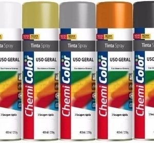 TINTA SPRAY USO G. BRANCO BRILHANT 400ML CHEMICOLO B680095