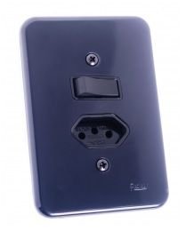 INTERRUPTOR 1 TECLA PAR+ TOM 20A POLLAR BLACK RADIAL 1805212